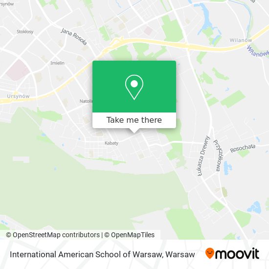 International American School of Warsaw map