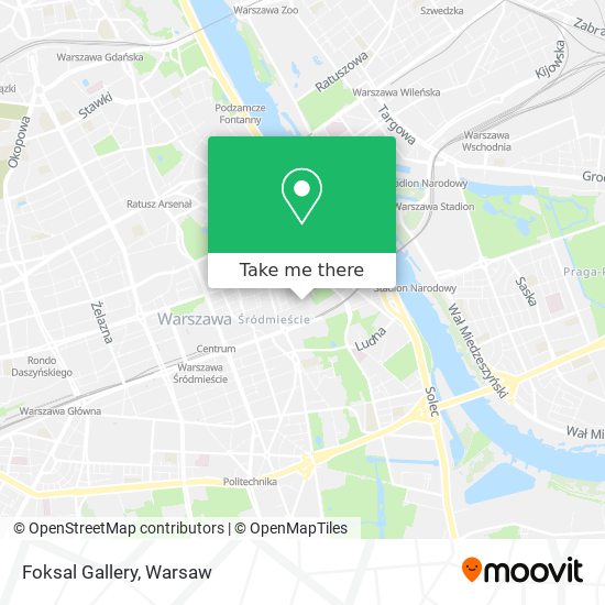 Foksal Gallery map