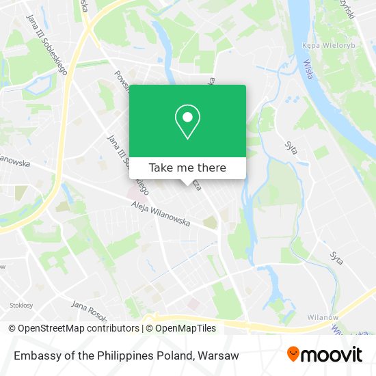 Embassy of the Philippines Poland map