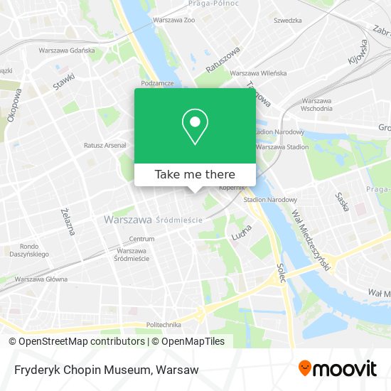 Карта Fryderyk Chopin Museum