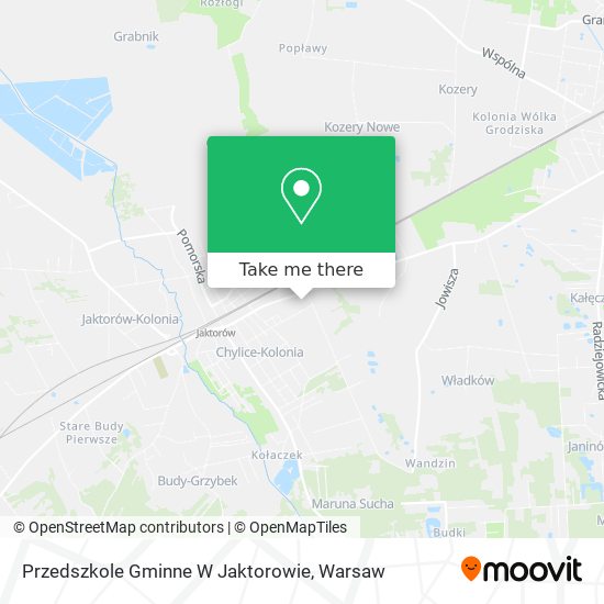 Przedszkole Gminne W Jaktorowie map