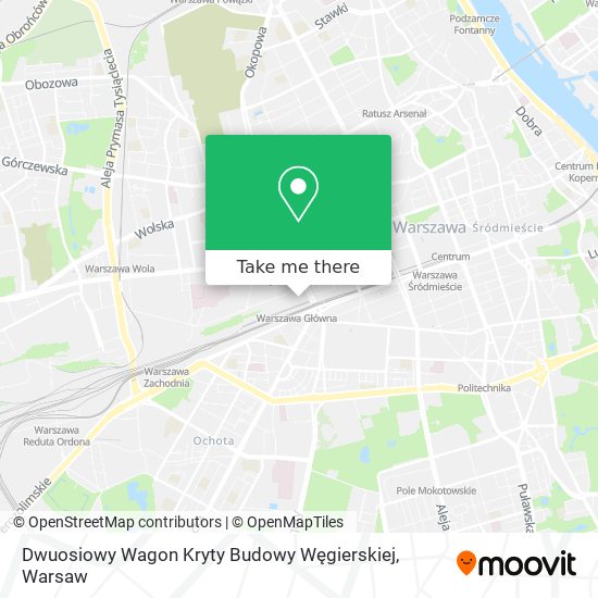 Карта Dwuosiowy Wagon Kryty Budowy Węgierskiej