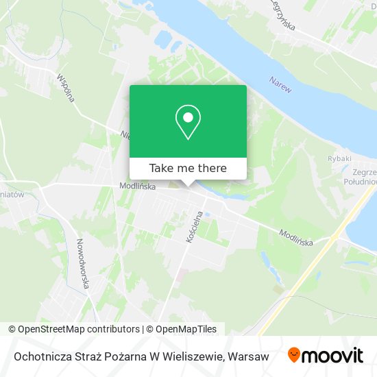 Карта Ochotnicza Straż Pożarna W Wieliszewie