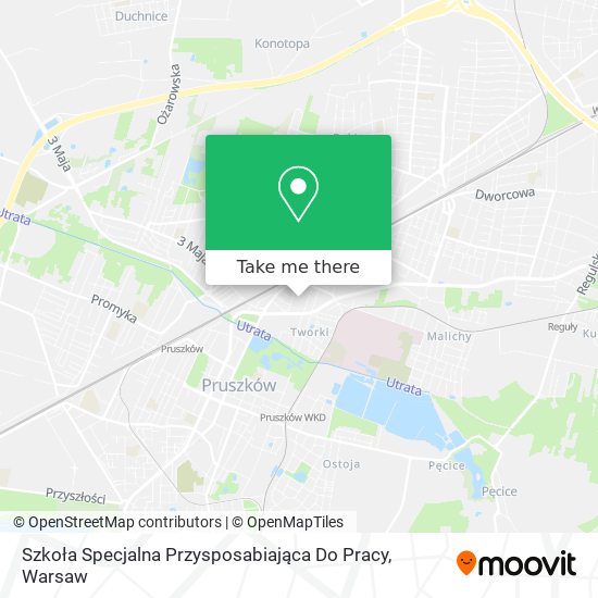 Szkoła Specjalna Przysposabiająca Do Pracy map