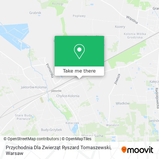 Przychodnia Dla Zwierząt Ryszard Tomaszewski map