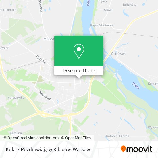 Kolarz Pozdrawiający Kibiców map