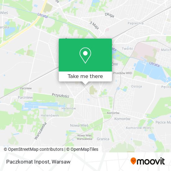 Paczkomat Inpost map