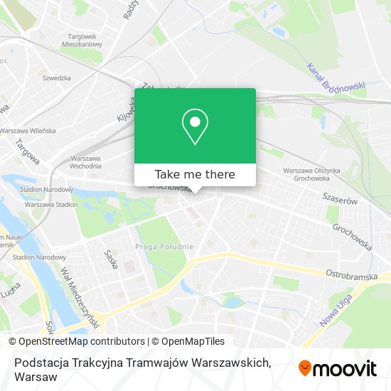 Карта Podstacja Trakcyjna Tramwajów Warszawskich