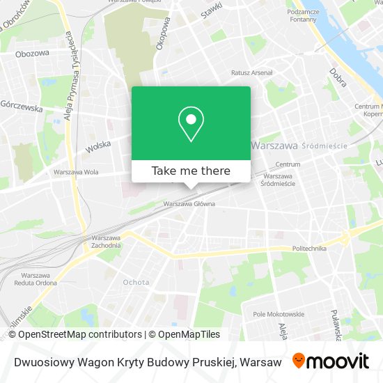 Dwuosiowy Wagon Kryty Budowy Pruskiej map