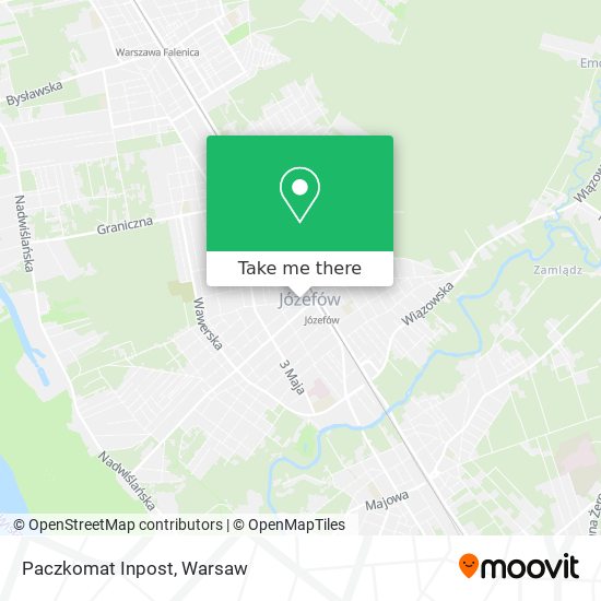 Paczkomat Inpost map