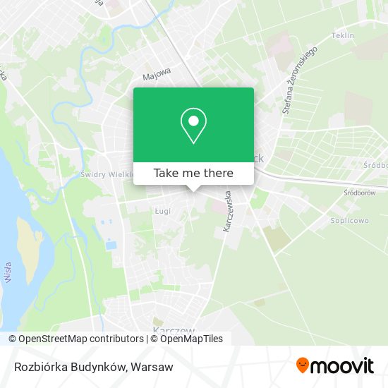 Rozbiórka Budynków map