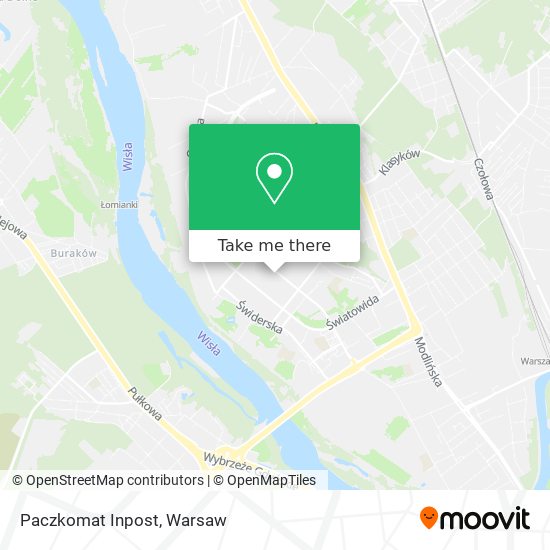 Paczkomat Inpost map