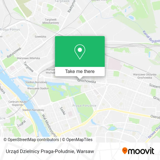 Urząd Dzielnicy Praga-Południe map