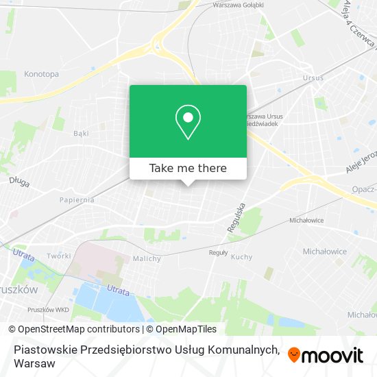 Piastowskie Przedsiębiorstwo Usług Komunalnych map