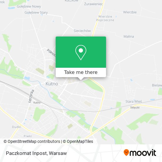 Paczkomat Inpost map