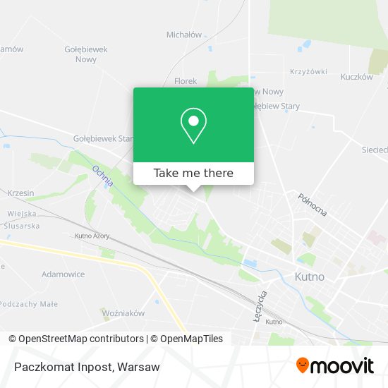 Paczkomat Inpost map