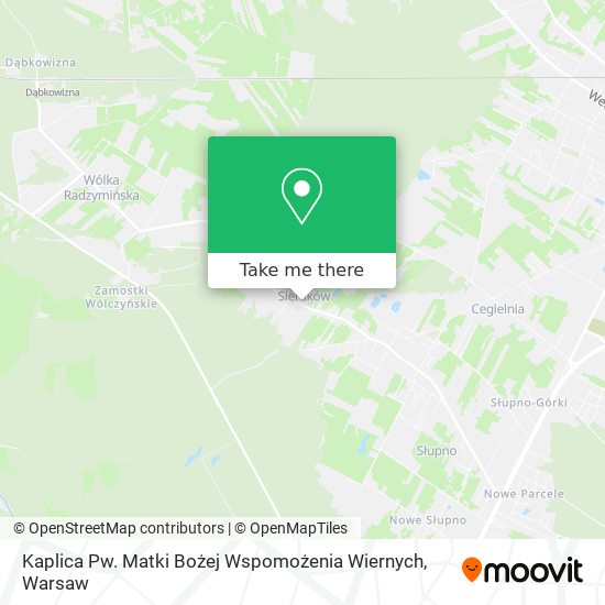 Kaplica Pw. Matki Bożej Wspomożenia Wiernych map