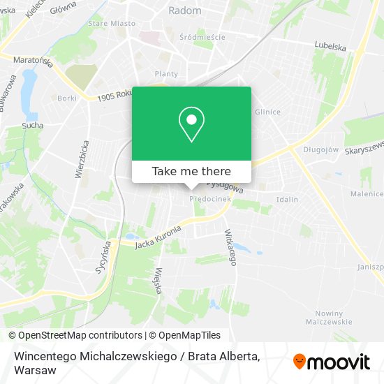 Wincentego Michalczewskiego / Brata Alberta map