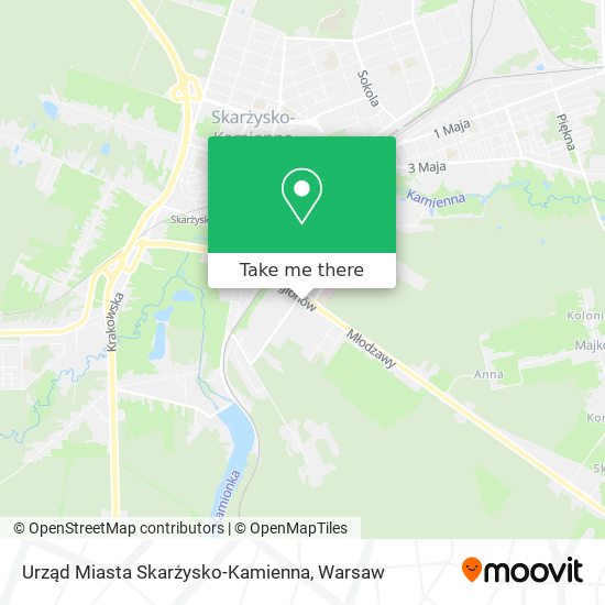 Urząd Miasta Skarżysko-Kamienna map