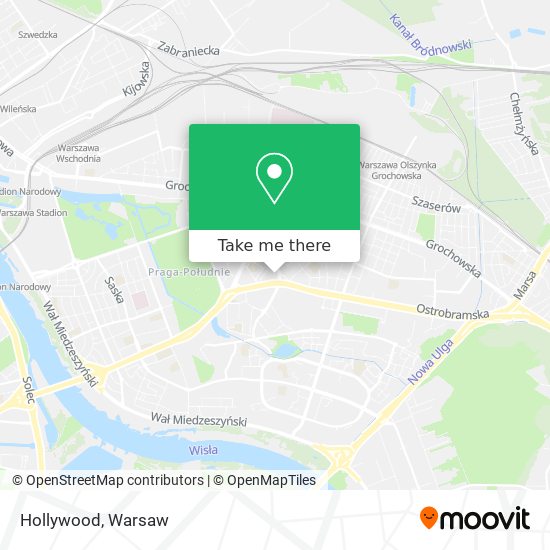 Hollywood map