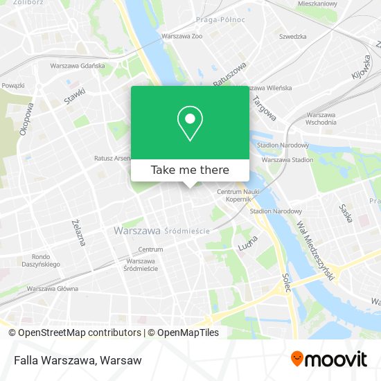 Falla Warszawa map