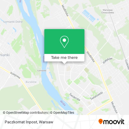 Paczkomat Inpost map