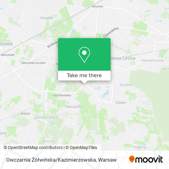 Owczarnia Żółwińska / Kazimierzowska map