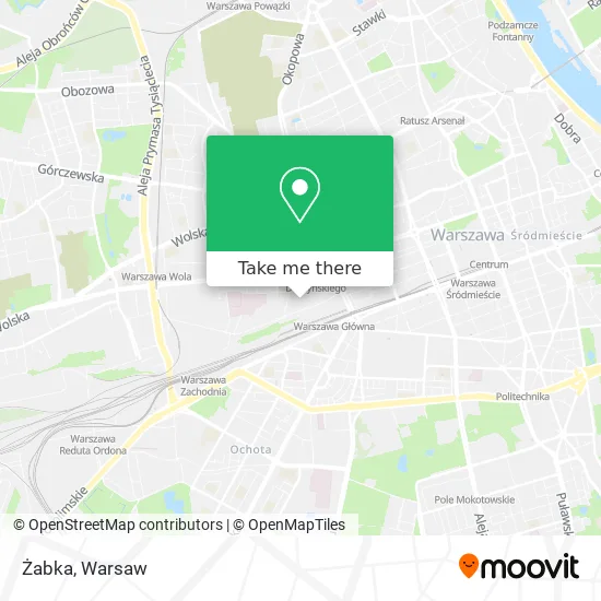 Żabka map