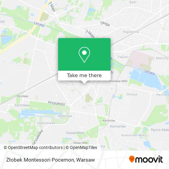 Żłobek Montessori Pocemon map