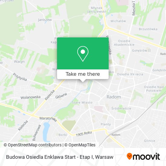 Budowa Osiedla Enklawa Start - Etap I map