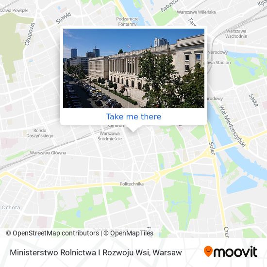 Ministerstwo Rolnictwa I Rozwoju Wsi map