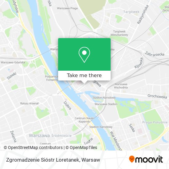 Zgromadzenie Sióstr Loretanek map