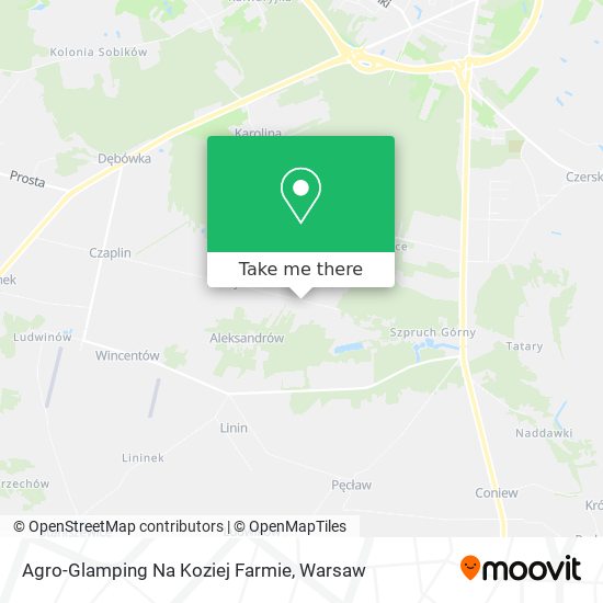 Agro-Glamping Na Koziej Farmie map