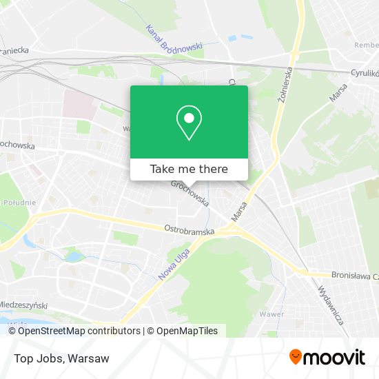 Top Jobs map