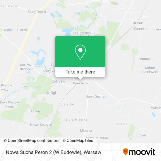 Nowa Sucha Peron 2 (W Budowie) map