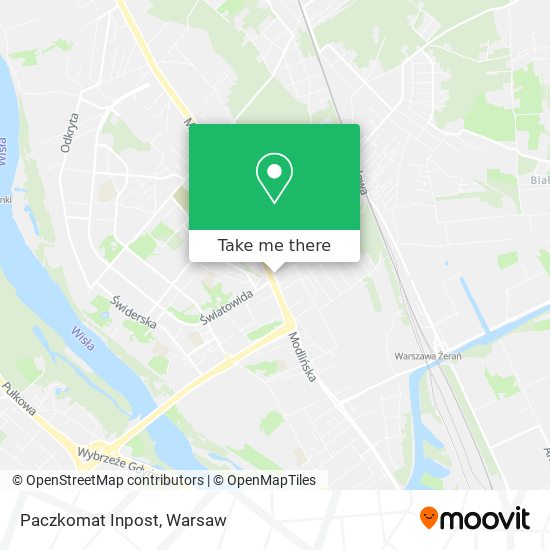 Paczkomat Inpost map