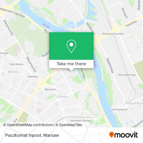 Paczkomat Inpost map