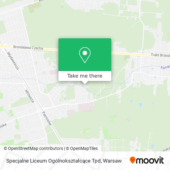 Specjalne Liceum Ogólnokształcące Tpd map