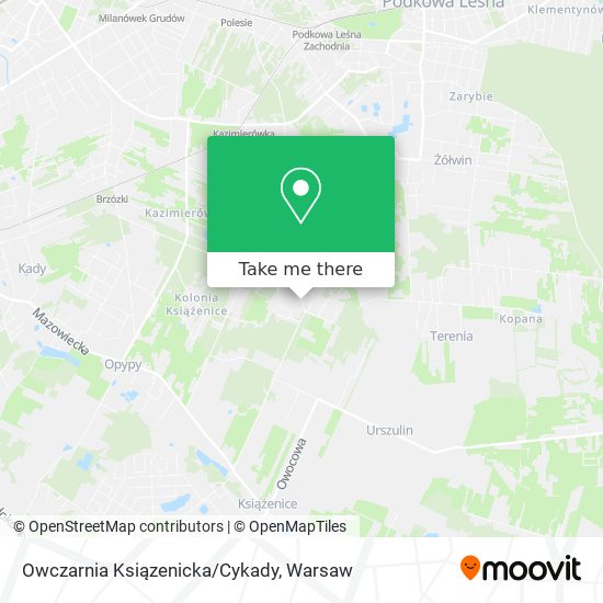 Owczarnia Ksiązenicka/Cykady map