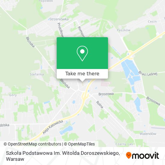 Карта Szkoła Podstawowa Im. Witolda Doroszewskiego