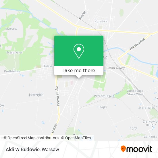 Aldi W Budowie map