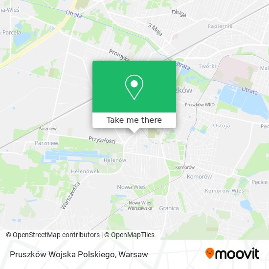 Pruszków Wojska Polskiego map