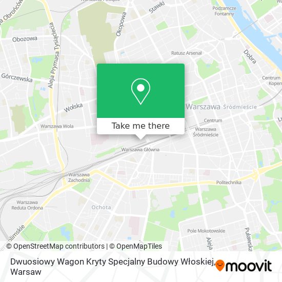 Dwuosiowy Wagon Kryty Specjalny Budowy Włoskiej map