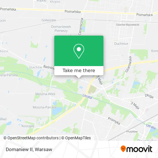 Domaniew II map