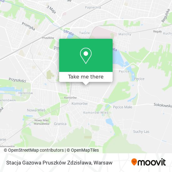 Stacja Gazowa Pruszków Zdzisława map