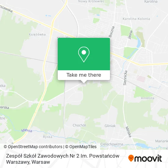 Zespół Szkół Zawodowych Nr 2 Im. Powstańców Warszawy map