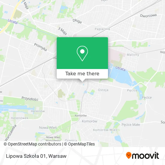 Карта Lipowa Szkoła 01