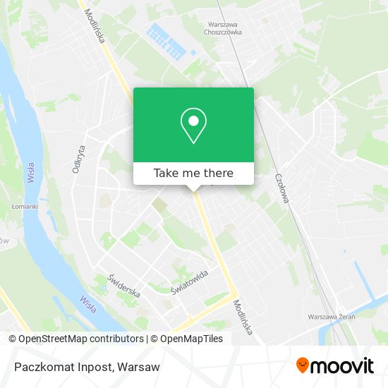 Paczkomat Inpost map