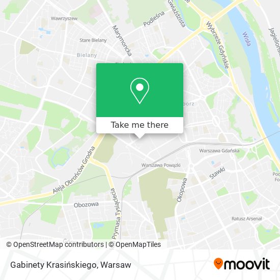 Gabinety Krasińskiego map