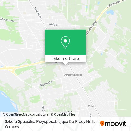 Карта Szkoła Specjalna Przysposabiająca Do Pracy Nr 8